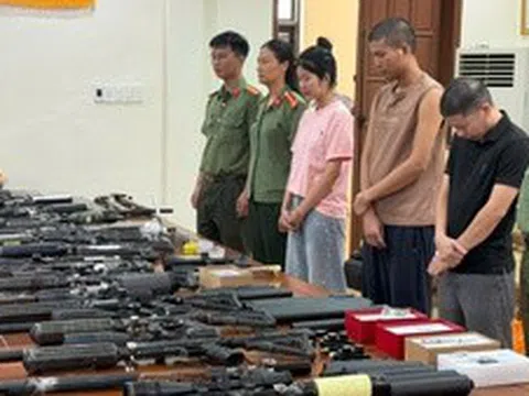 Công an Quảng Trị triệt phá đường dây chế tạo, mua bán vũ khí quân dụng quy mô lớn