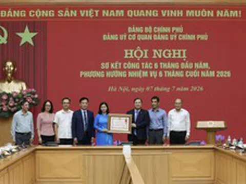 Phó Thủ tướng Thường trực Phạm Gia Túc dự công bố quyết định thành lập cơ quan Đảng ủy Chính phủ