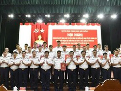Vùng Cảnh sát biển 2 thành lập khung tiếp nhận tàu tuần tra cao tốc TT-400