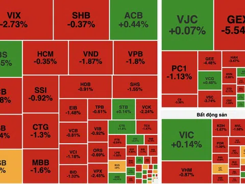 VN-Index giảm hơn 13 điểm, nhóm dầu khí ngược dòng nâng đỡ thị trường