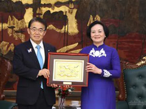 Phó Thủ tướng Phạm Thị Thanh Trà tiếp Thống đốc tỉnh Aichi (Nhật Bản)