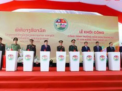 Khởi công công trình giáo dục ý nghĩa nơi biên giới Việt Nam-Lào