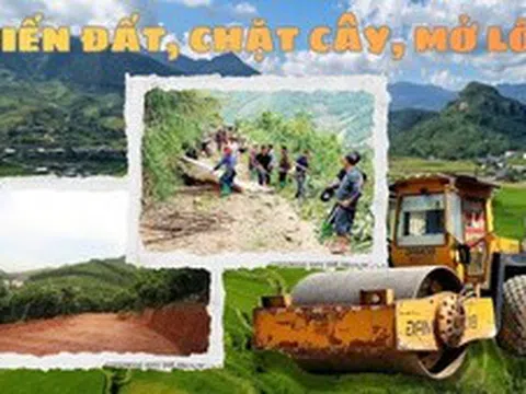 Đồng bào vùng cao: Hiến đất, chặt cây, mở lối để làm đường