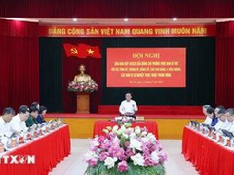 Thường trực Ban Bí thư Trần Cẩm Tú chủ trì Hội nghị giao ban quý II/2026
