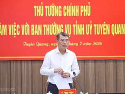 Thủ tướng Lê Minh Hưng: Tuyên Quang phải cố gắng gấp 2 – 3 lần những nơi thuận lợi