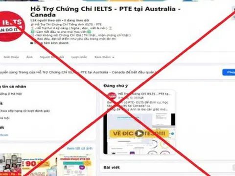 Cảnh giác thủ đoạn lừa đảo dưới hình thức thi hộ chứng chỉ IELTS, PTE