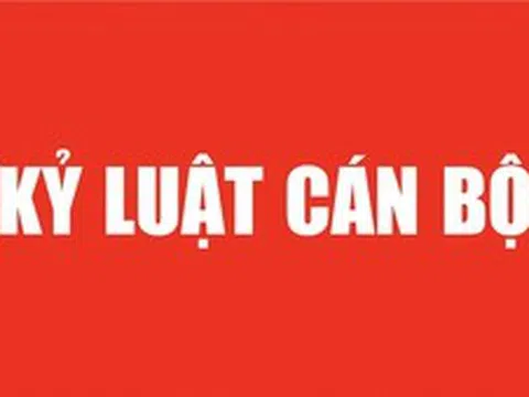 Kỷ luật cảnh cáo 2 nguyên lãnh đạo tỉnh