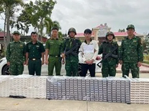 Bắt giữ đối tượng vận chuyển hàng nhập lậu trên tuyến biên giới