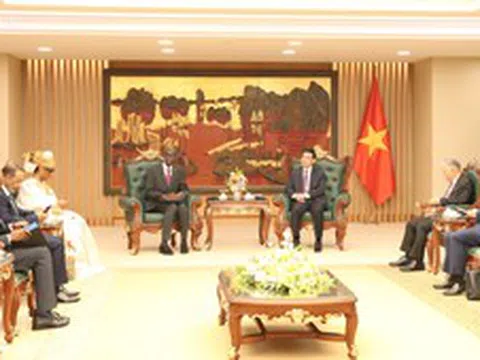 Đại tướng Phan Văn Giang tiếp Bộ trưởng, Tổng Thư ký Chính phủ Mauritania