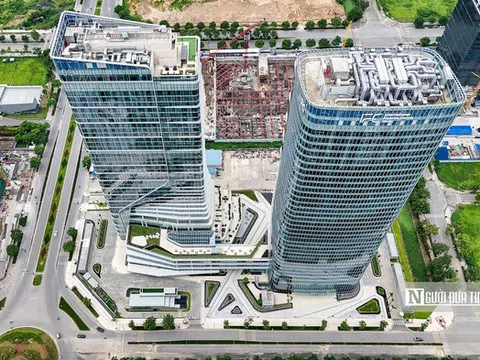 Hà Nội: Toàn cảnh tháp tài chính tại trung tâm kinh tế mới Tây Hồ Tây