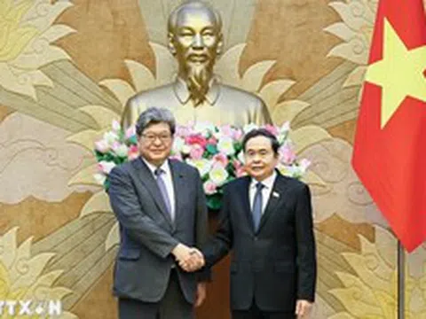 Chủ tịch Quốc hội tiếp Quyền Tổng Thư ký Đảng Dân chủ Tự do Nhật Bản