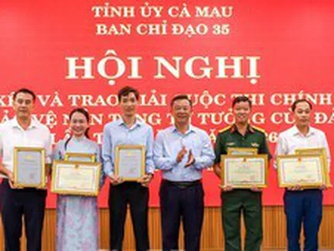 Cà Mau: 2.496 tác phẩm chung sức bảo vệ nền tảng tư tưởng của Đảng