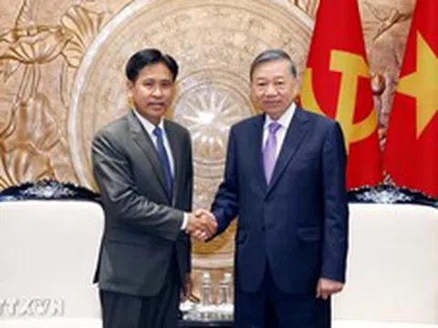 Tổng Bí thư, Chủ tịch nước Tô Lâm tiếp Chánh án Tòa án nhân dân Tối cao Lào