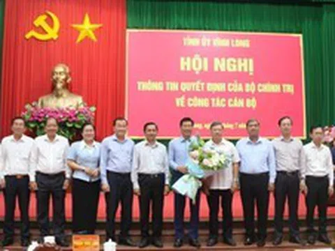 Ông Nguyễn Mạnh Hùng giữ chức Phó Bí thư Thường trực Tỉnh ủy Vĩnh Long