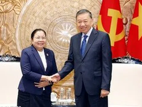 Tổng Bí thư, Chủ tịch nước Tô Lâm tiếp Trưởng Ban Tổ chức Trung ương Lào