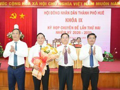 Đồng chí Lê Trí Thanh được bầu giữ chức Chủ tịch UBND TP. Huế