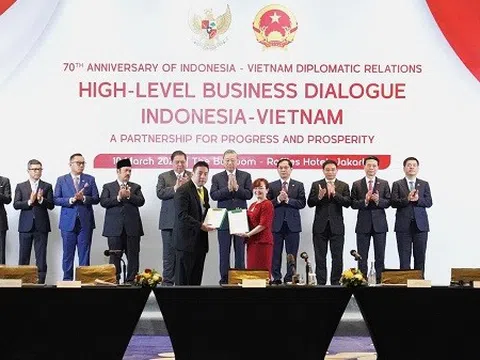 Tổng bí thư Tô Lâm cùng Đoàn đại biểu cấp cao Việt Nam - Indonesia chứng kiến ký kết hợp tác giữa TTC AgriS và Tập đoàn Sungai Budi