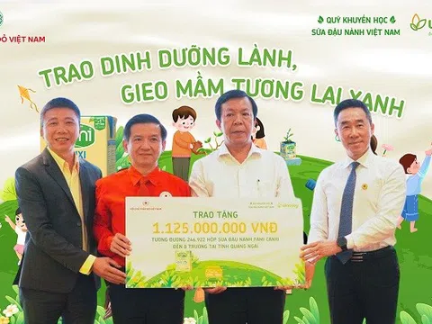 Sữa đậu nành học đường” – Hành trình 10 năm bền bỉ trao dinh dưỡng lành, gieo mầm tương lai xanh