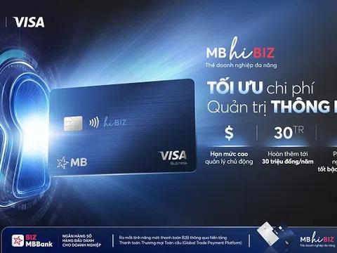 MB Visa Hi BIZ giúp doanh nghiệp linh hoạt chi tiêu và tăng hiệu quả vận hành