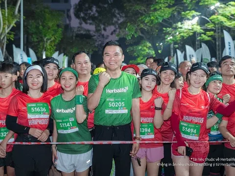 Herbalife Việt Nam tiếp tục tài trợ giải Marathon VnExpress Hải Phòng nhằm khuyến khích lối sống năng động lành mạnh