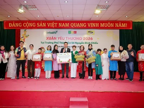 Herbalife Việt Nam tiếp tục tổ thức chương trình “Xuân Yêu Thương” 2026 cho trẻ em và người cao tuổi có hoàn cảnh khó khăn tại các Trung tâm Casa Herbalife trên toàn quốc