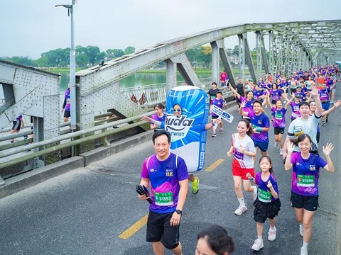 “Con sóng niềm vui” Huda Ice Twist đổ bộ đường đua VnExpress Marathon Huế