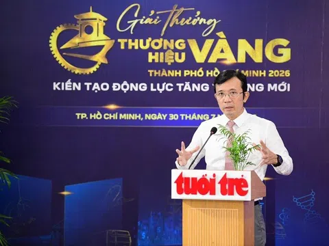 Phát động giải thưởng 'Thương hiệu Vàng TP. Hồ Chí Minh' lần 6 năm 2026