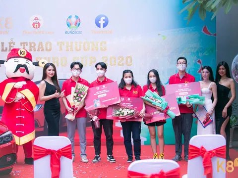 Lễ trao giải “Euro cup 2020 – bùng cháy cùng k8vn”