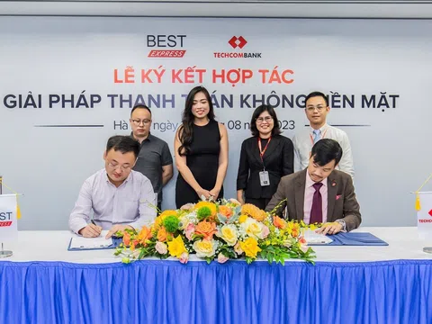 BEST Express Việt Nam hợp tác Techcombank đẩy mạnh giao hàng không tiền mặt