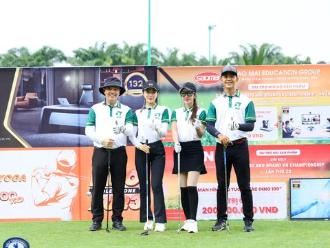 Giải Golf Thương hiệu Và Doanh nghiệp Việt Nam Lần thứ 20 dã diễn ra thành công tốt đẹp