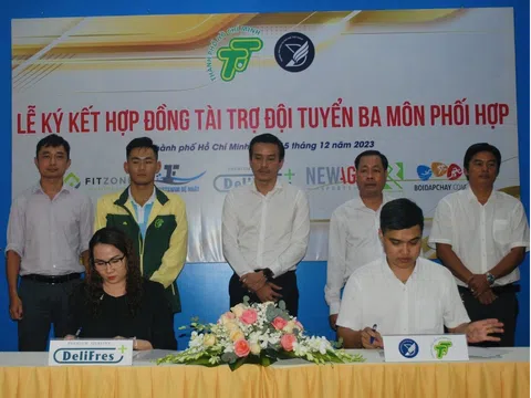 TP.HCM: Đội tuyển 3 môn phối hợp nhận tài trợ lớn