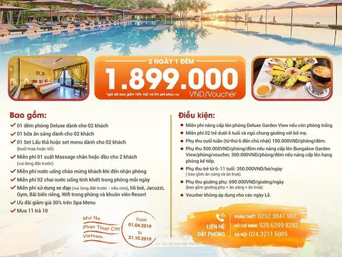 Trải nghiệm mùa hè thiên đường tại Seahorse Resort & Spa
