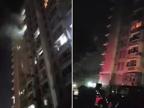 TP. Hồ Chí Minh: Cháy tại chung cư Flora Anh Đào lúc rạng sáng, hàng trăm người dân hoảng hốt