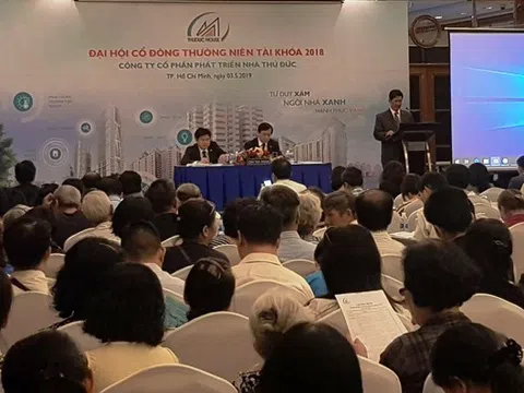 Doanh thu thuần bán hàng năm 2018 của Thủ Đức House đạt 2.102 tỷ đồng