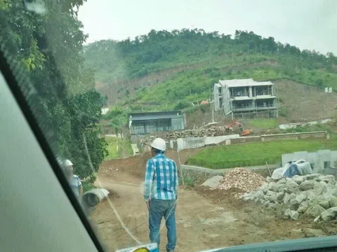 Hòa Bình: Dự án The Moon Village ngang nhiên xây dựng không phép