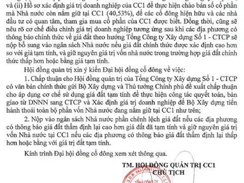 Thương vụ trái phiếu 850 tỷ đồng ở CC1: Kẻ muốn rời đi, nhà nước buộc phải thoái vốn