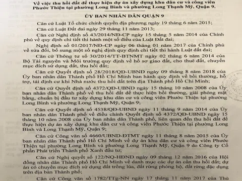 Dân “tố” Công ty Thành phố Xanh chiếm dụng, xây dựng dự án trên đất chưa đền bù